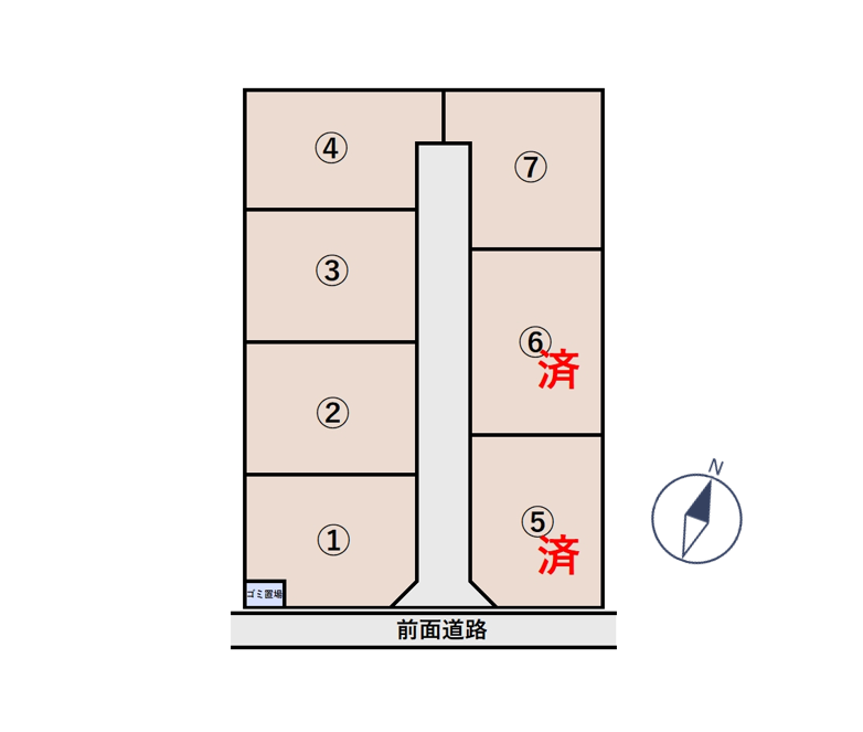 明和町佐田　売土地