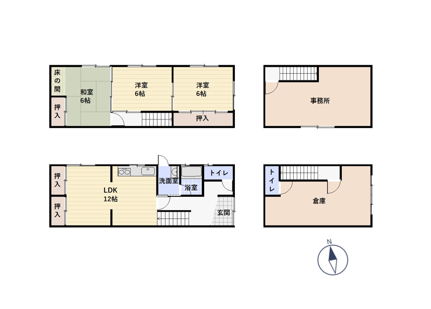 津市久居中町　一戸建・事務所