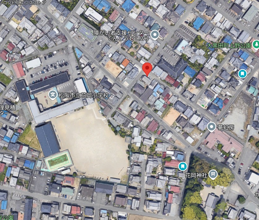 【大黒田町】花岡小徒歩２分！建築条件なしの売土地
