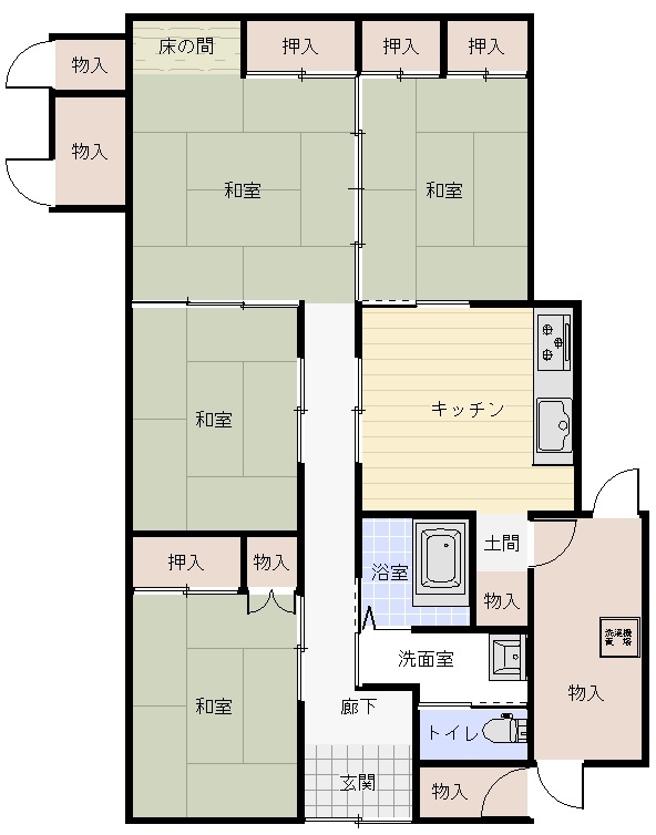 【伊勢市小俣町湯田】メガドンキ徒歩約13分、県道鳥羽松阪線へのアクセス良好な一戸建住宅