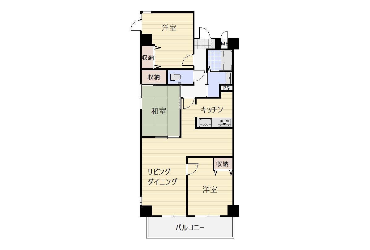 松阪市京町一区（ルミエール松阪８A)　中古マンション